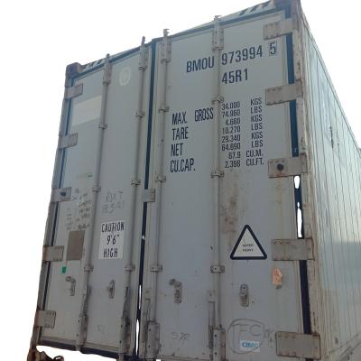 China Transport 40ft high brand DAIKIN fresh cube reefer container freezer reefer shipping containers for sale for sale