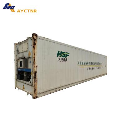 China Storage and shipping 40 feet used freezer container blast freezer container with daikin king thermo carrier cooler with BV certified for sale