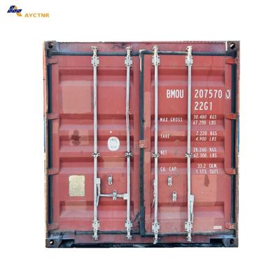 China Storage & Shipping Standard Overseas Ocean Transportation & Transit Used 20ft Dry Storage Containers Good Price Used Second Hand Cargo Container for sale