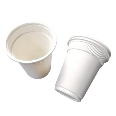 China Disposable Plastic Cup Microwavable / BPA Free Wholesale Cornstarch Freezer China Safe Coffee Factory 8oz for sale