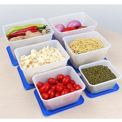 China Freshness Preservation Food Storage Kitchen Food Anti-frozen Plastic Box For Microwavable for sale