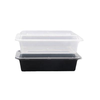 China British Microwavable 3 Compartment Double Layer 2 Style Storage Boxes Plastic Takeaway Container With Lid for sale