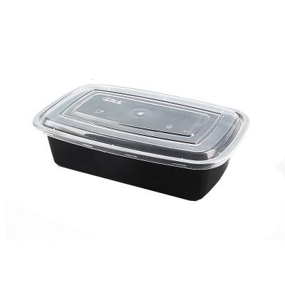 China European Microwavable Plastic Food Packaging Box Bento Lunch Microwave Style Take Out Storage Boxes With Inner Tray for sale