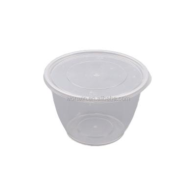 China 8oz 12oz 16oz Disposable Disposable Hot Soup Takeout Salad Bowl Packaging Bowl With Plastic Lid for sale