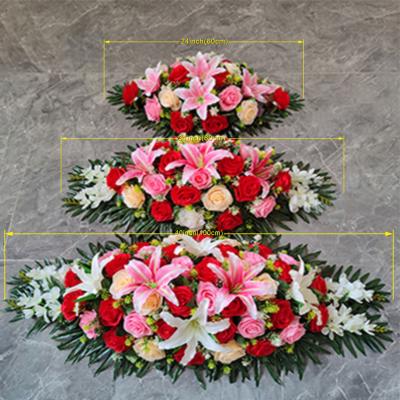 China European-style European style the force creates the simulation funeral flower coffin decoration funeral flowers for sale