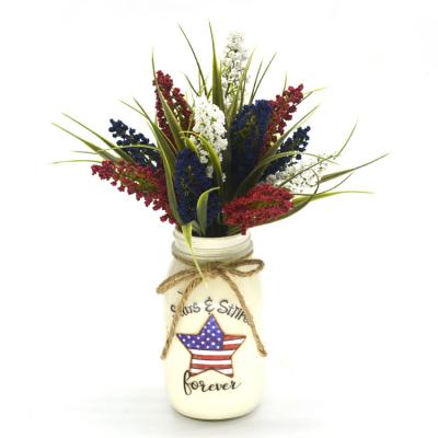 China Potted Bonsai 4th of July Western Style Americana USA National Day Plant Style for sale