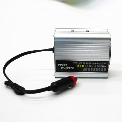 China DC to AC 200W Modified Solar System Sine Wave Car Power Inverter with USB 106*95*55mm for sale