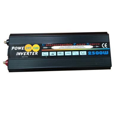 China Car /Home Appliances General Purpose 2500W DC to AC 12/24V 110/220V Inverter with UPS Charging and Conversion Function for sale