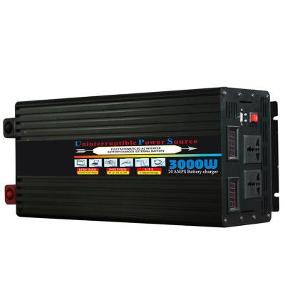 China 3000W AC Car /Home Appliances 12/24V 110/220V DC With Charging Function And UPS Conversion Inverters for sale