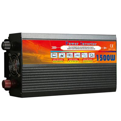 China Full Power AC 110V Car /Home Appliances 1500Watt 12/24V DC Modified Sine Wave Inverter for sale