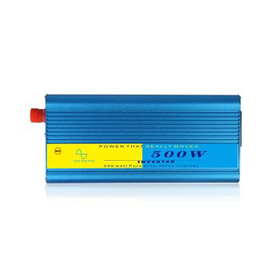 China Car /Home Appliances Factory Outlet 500W Pure Sine Wave DC To AC 12V 110V Inverters for sale