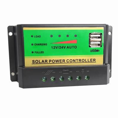 China New Design Solar Charger Controller Power Controller Solar Panel Input 12V DC Output with Dual USB Ports for Home Appliance for sale