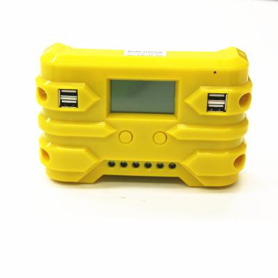 China 30A Solar System Controller Colorful Design Charging Controller PWM Controller With LCD Display And 4 USB for sale