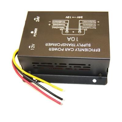 China Car Power Transformer Manufacturer Price DC 24V to DC 12V 5A High Efficiency Vehicle Transformer Step Down 10A DC Converter for sale