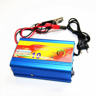 China High Speed ​​Three Phase DC Battery Charger 12V 10A Car Battery Chargers for sale