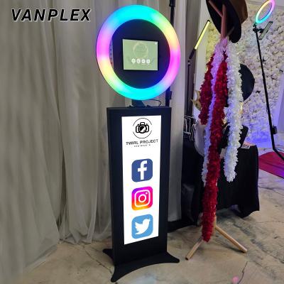 China LCD Screen/Touchscreen LCD/All-in-1/Split/Portable Handheld Roamer Led Ring Roamer 10 11 Inch Photobooth 10 Pro iPad Photo Booth 12.9 Shell ,2 10.5 10.9 selfie stand kiosks with lcd screen for sale