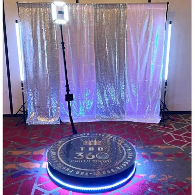 China Party Photo Booth 360 Scam Aro Led Video Booth supplier maker new cuadrado rotation cheapest 360 fashionable for events or rentals wit for sale