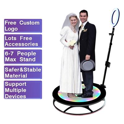 China Selfie Stable Steady Metal/Wedding Party Tempered Glass 360 Photo Booth 360 Photo Booth Auto Portable Slow Motion Video Camera Photobooth for sale