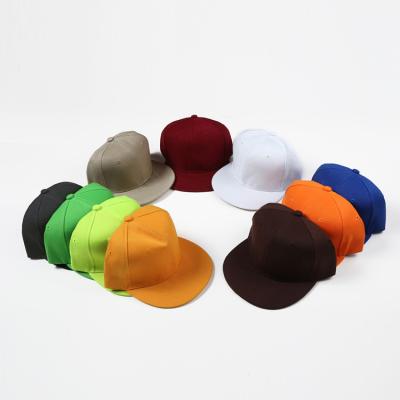 China breathable & Waterproof custom snapback baseball cap snapback hat hip hop hip hop hat solid color flat cap for sale