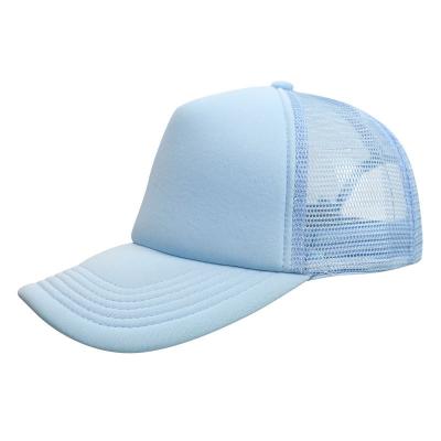 China breathable & New Waterproof Simple Outdoor Custom Logo Hard Shell Back Structured Net Baseball Cap Trucker Hat Custom Embroidery for sale