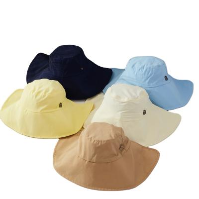 China Image Jessica the same hat female soft anti-UV travel flame fisherman hat summer sun sun protection camping hat for sale