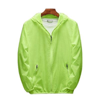 China OEM long sleeve summer outdoor sun protection cycling wear for men and women UPF50 light, thin, breathable, quick-drying zippered hoodies for sale