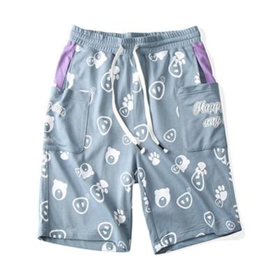 China Anti-wrinkle Mens Sports Custom Printed Casual Shorts Sweatpants for sale