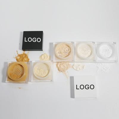 China OCHAIN ​​Moisturizer Private Label Face Makeup Powder Translucent Loose Logo Colors Matte Foundation Oil Custom Order Loose Setting Powder for sale