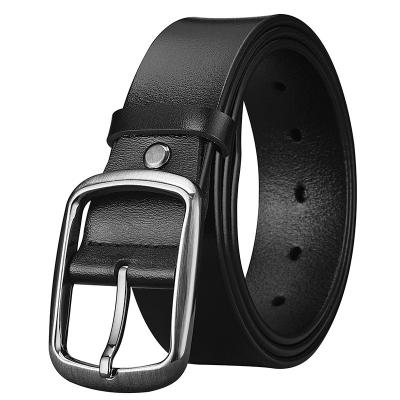 China New Buckle Second-grain Leather Outdoor Belt Casual Breathable Belt Can Be Customized for sale