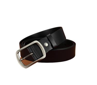 China ALLOY wholesale fashion genuine leather belt hot sale genuine leather belt men pin buckle belt for sale