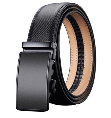 China Second-grain leather Customized Logo Single Prong Good Quality Fashion Buckle Genuine Leather Dress Belts for Men for sale