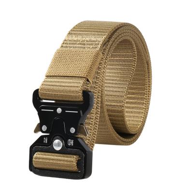 China Ally Military Tactical Belt Men's Custom Made Cloth Belt Army Combat Training Belt for sale