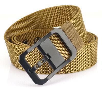 China ALLOY Strap Buckle Belt Men's Military Tactical Belt Men's Canvas Cloth Belt for sale