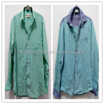 China Fashion and popular hot sale occasion branded clothes cheap shirts made in china wholesale used clothing for sale