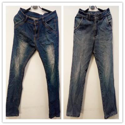 China Doux used no damage second-hand lattice pants Canton factory used Italy clothing for sale