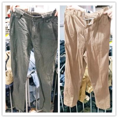 China Popular Used Clothing Italy Free Used Second Hand Clothes And Mens Cotton Pants for sale