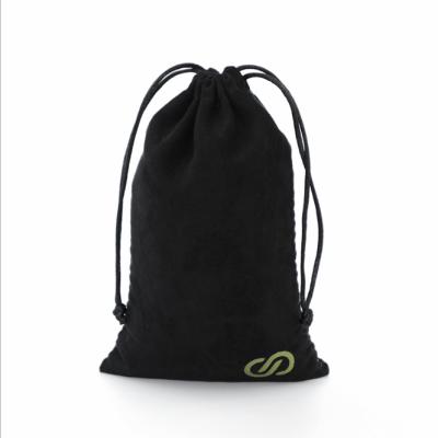 China Disposable Wholesale Black Bags Bulk Drawstring Bags With Logo Printing for sale