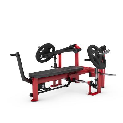 China Commercial Use Factory Direct Sales Gym Equipment Flat Loaded Press Exercise Machines Weigh Flat Bench for sale