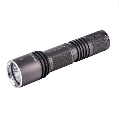 China Dimmable High Power Rechargeable Flashlight 18650 Torch Super Bright Powerful Buzz Flashlight Tactical Led Flashlight for sale