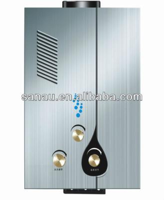 China Bathroom 6~12 L Stainless Steel Top Water Heater With Natural Exhaust for sale