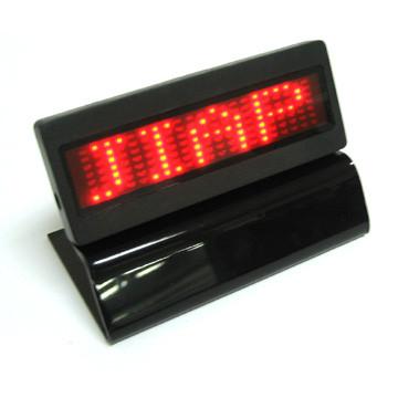 China Red light Led scrolling message display panel with base for sale