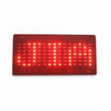 China Scrolling LED message display cap for sale