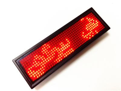 China LED scrolling message Badges for Saudi Arabia for sale