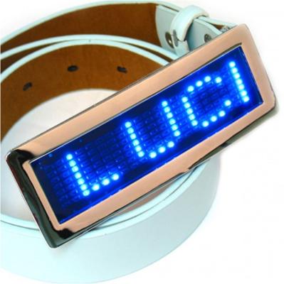 China hot sale flashing led belt buckle for sale