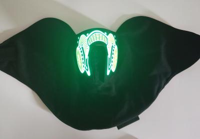 China ResidentEvil Cosplay led Mask  Breathable Bar party music EL LED  face mask Nightclub Flashing Light Up led Mask el Mask for sale