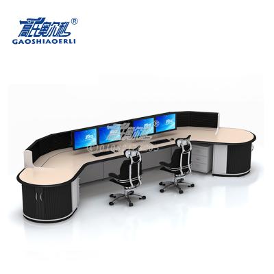 China Modern Design Environment Friendly Material Commercial Surveillance Equipment Furniture Console for sale