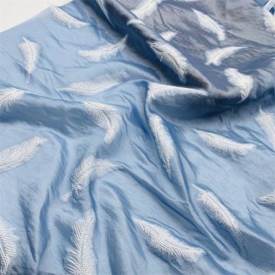 China SPRING COLLECTION Sheer ORGANZA BROCARD JACQUARD JACQUARD POLYESTER FABRIC FOR DRESS for sale