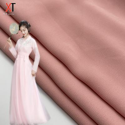 China Wholesale colorful solid stretch 100D spandex chiffon fabrics stretch chiffon for summer dress for sale