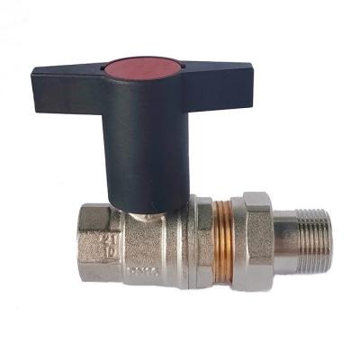 China Factory direct supply low price brass ball valve FXM brass eciction for Germany market for sale