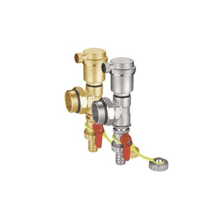 China Whetstone Manual Stem Brass Water Heater Drain Valve for sale